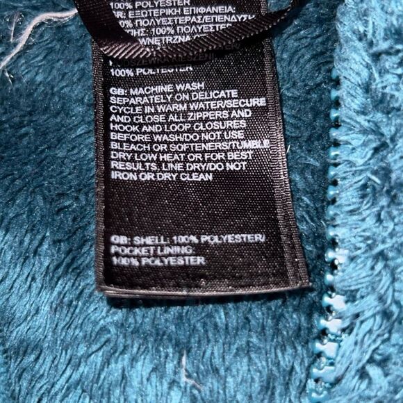 Women’s The North Face Osito Blue Fleece Jacket Size Small - Picture 8 of 11